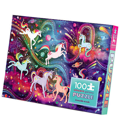 Crocodile Creek Puzzlespiel - 100 Teile - Unicorn Galaxy