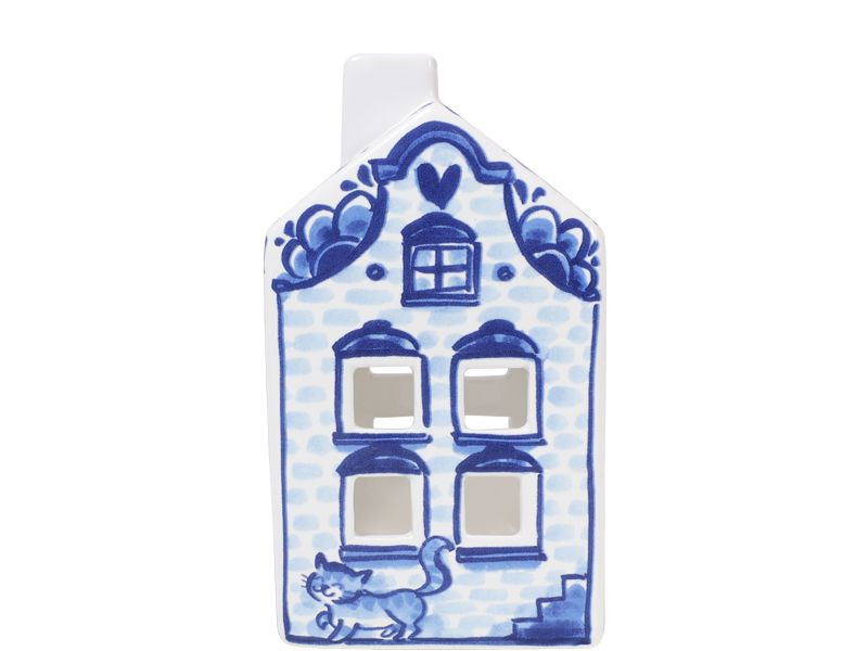 Theelicht huisje Delfts Blond