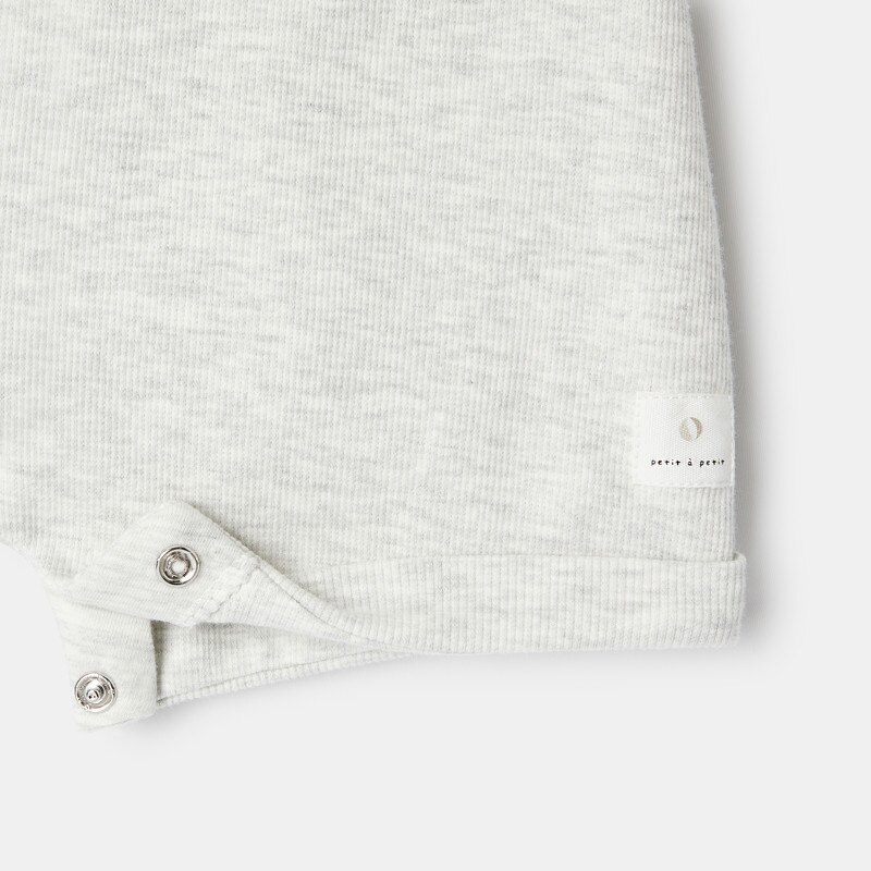 Pyjama court en coton blanc naissance Absorba Blanc