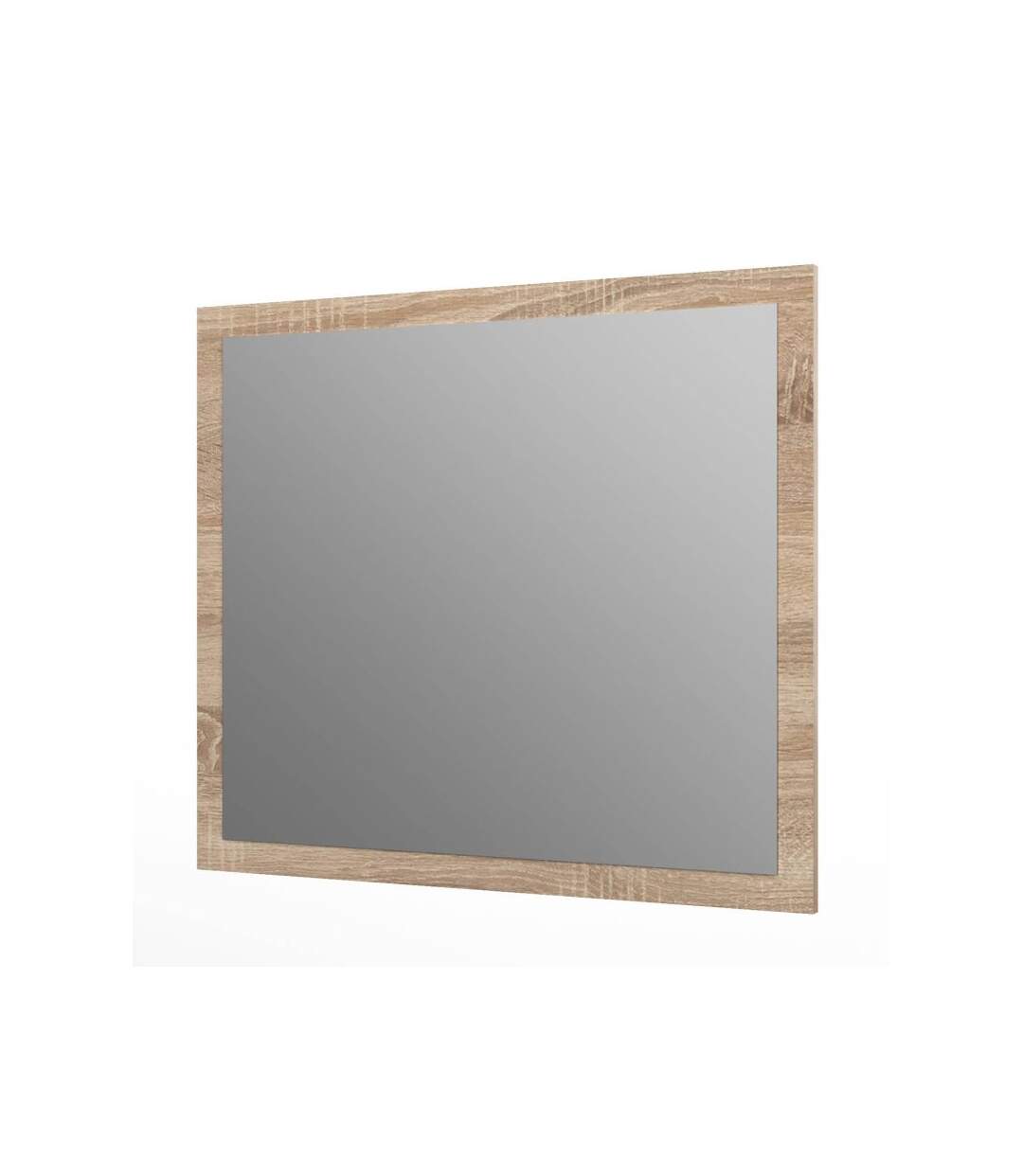 Paris Prix - Miroir Mural Déco isabelle 80cm Naturel