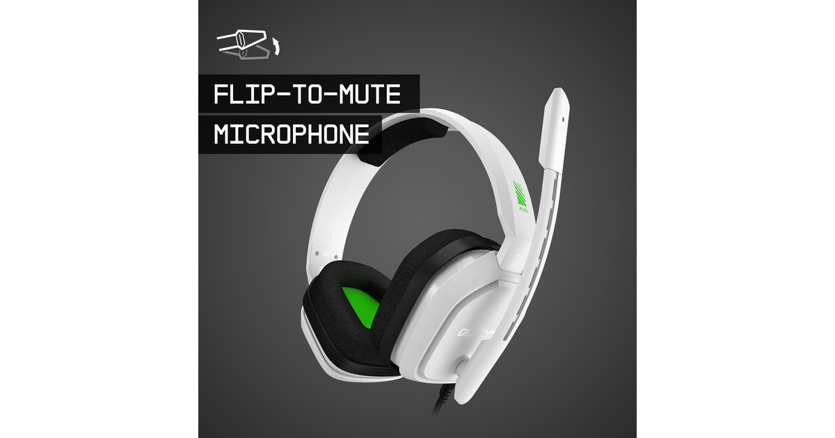 ASTRO GamingA10 headset over-ear gaming headset  (Wit/groen, Pc)