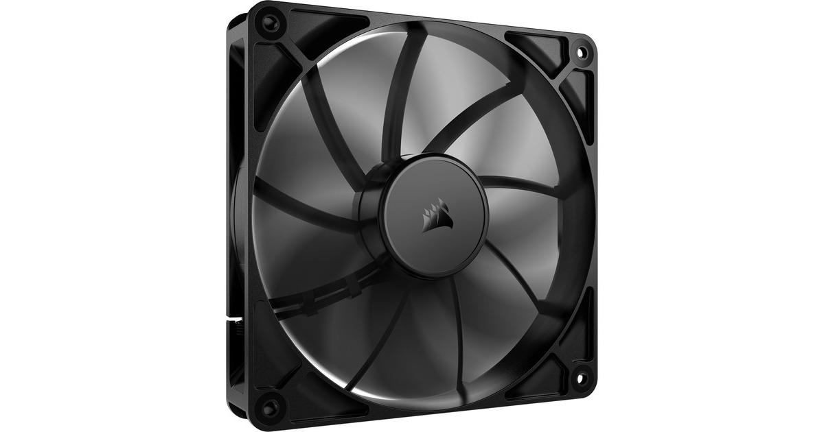 CorsairRS140 PWM case fans  (Zwart, 2 stuks, 140 x 140 x 25 mm)