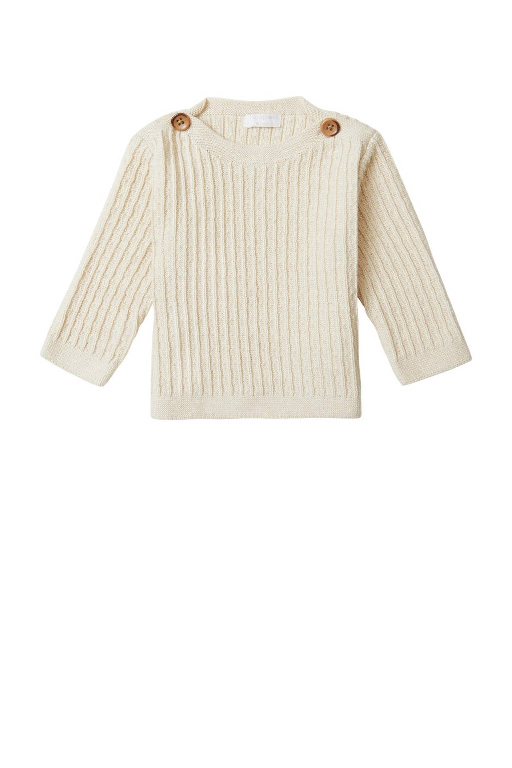 Noppies baby trui Belvedere ecru