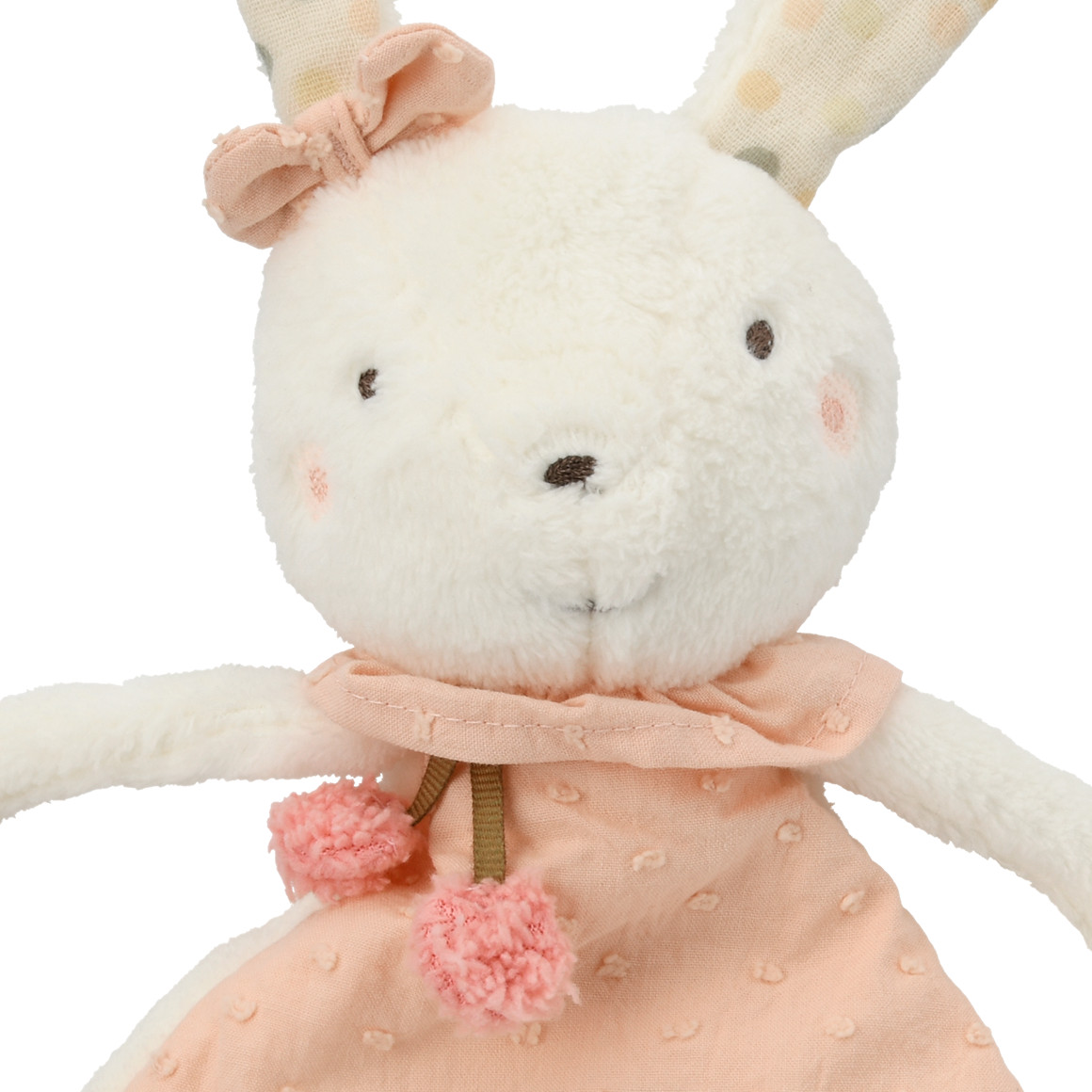 Topomini Baby Schmusetuch im Hasen-Design weiss