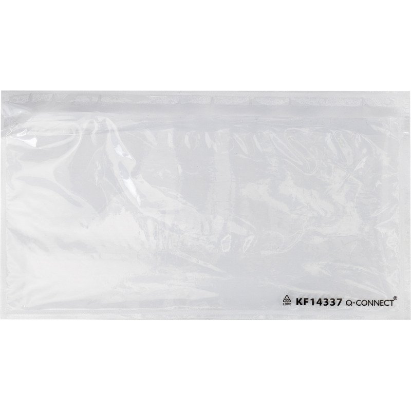 Pochette porte-documents adhésive transparente format 23 x 11,1 cm - Boîte de 250