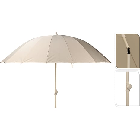 Malta haveparasol Ø220 - creme