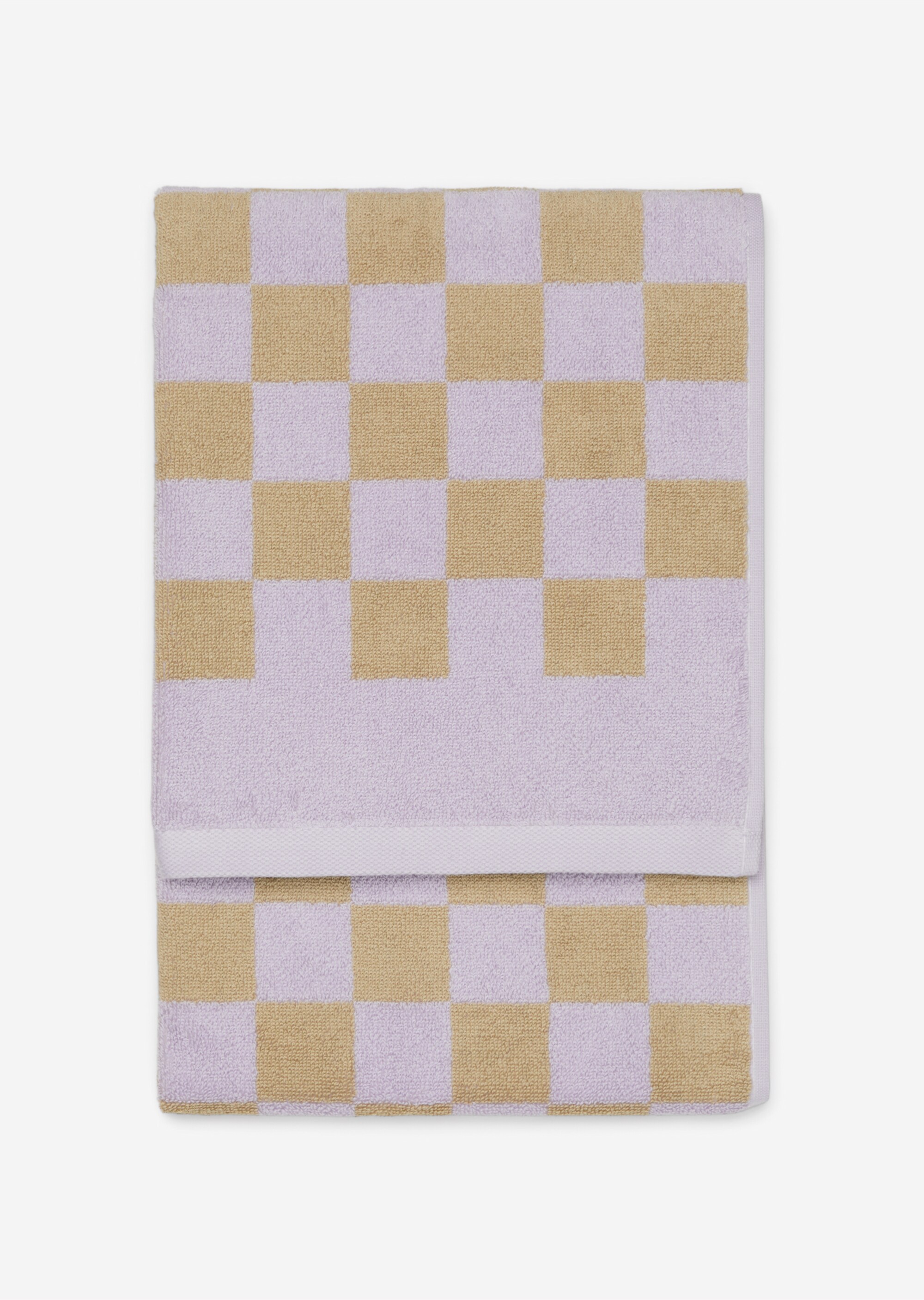 Handtuch Modell CHECKER mit Jacquard-Karomuster