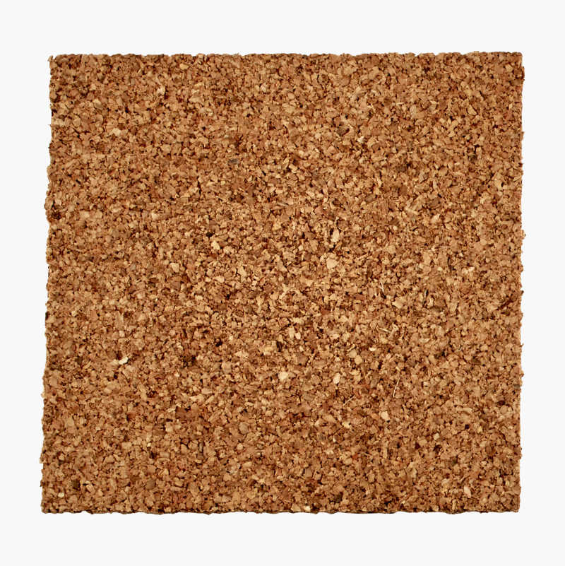 Avstandsplate, kork, 70 x 70 x 3 mm, 25 stk.