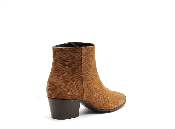 Fricote boots bottine talons femme 38092 marron