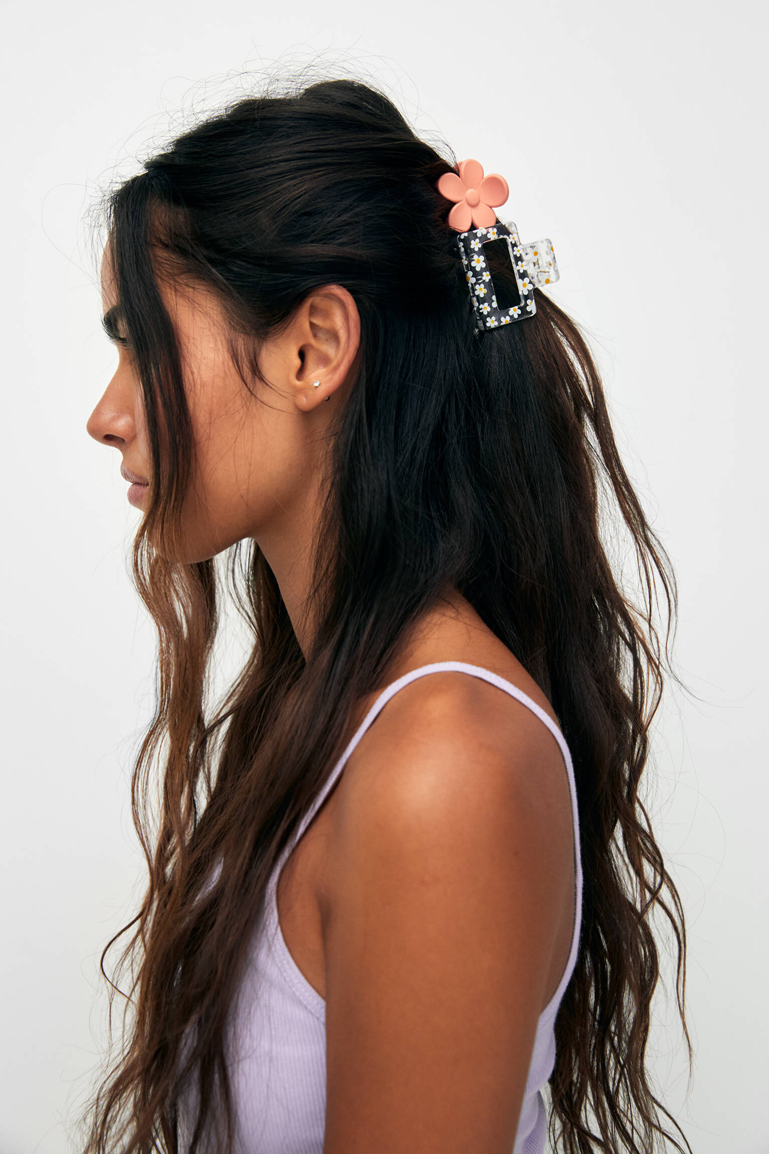 Conjunto de 3 presilhas de cabelo em formatos sortidos - Azul