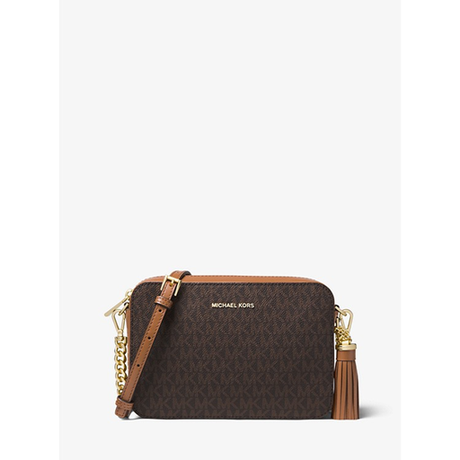 Michael Kors Ginny Crossbody Taske, Brun
