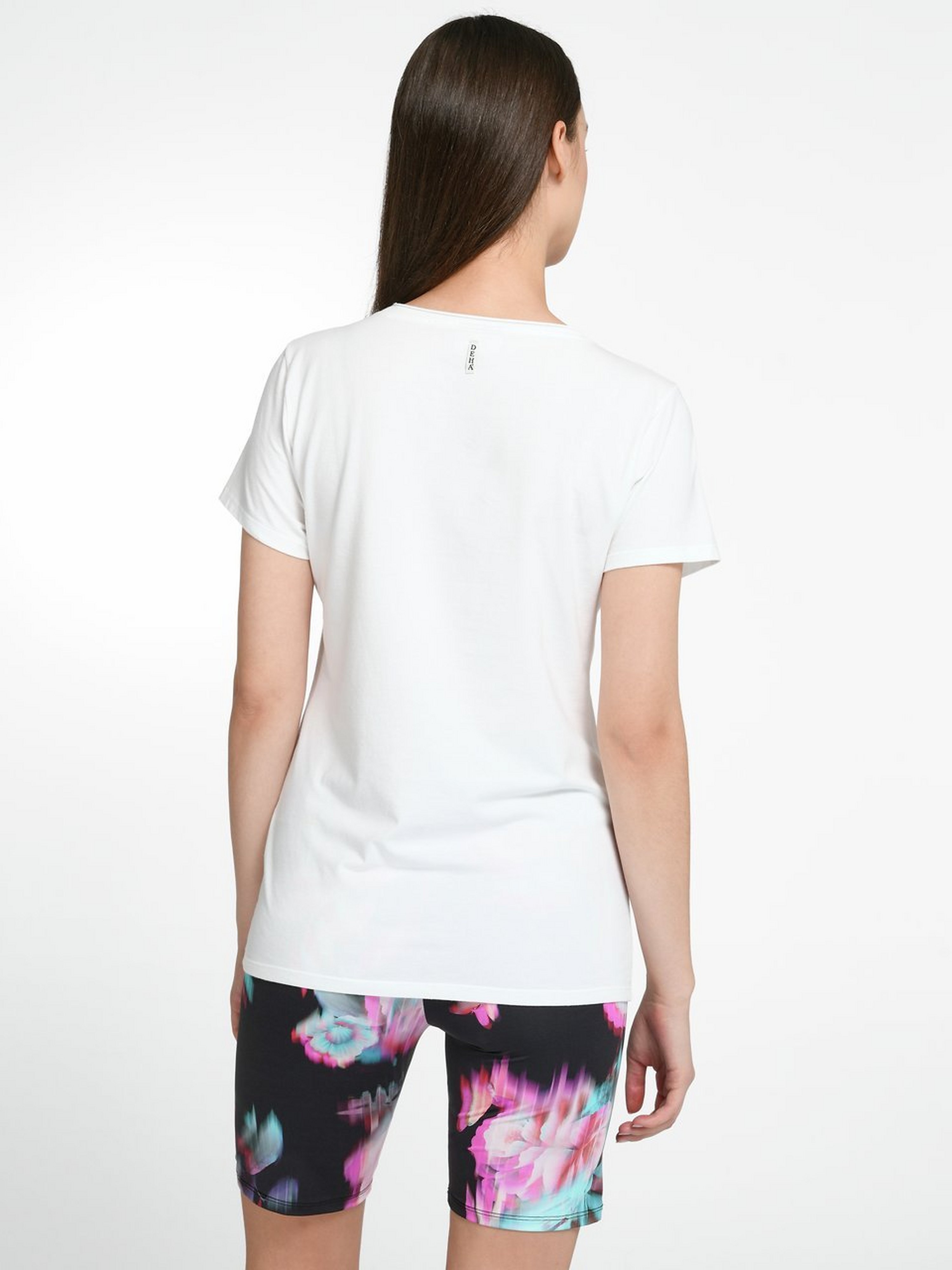 Rundhals-Shirt mit 1/2-Arm