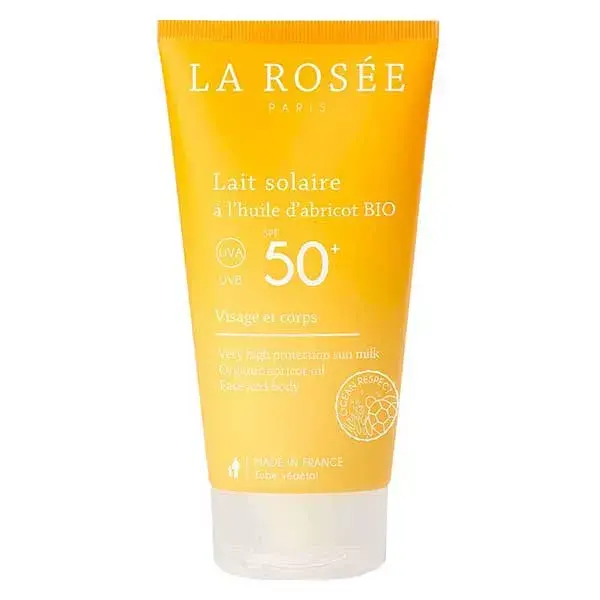 Leite Protetor Solar La Rosée Solaire com Óleo de Damasco FPS50+ Orgânico 150ml