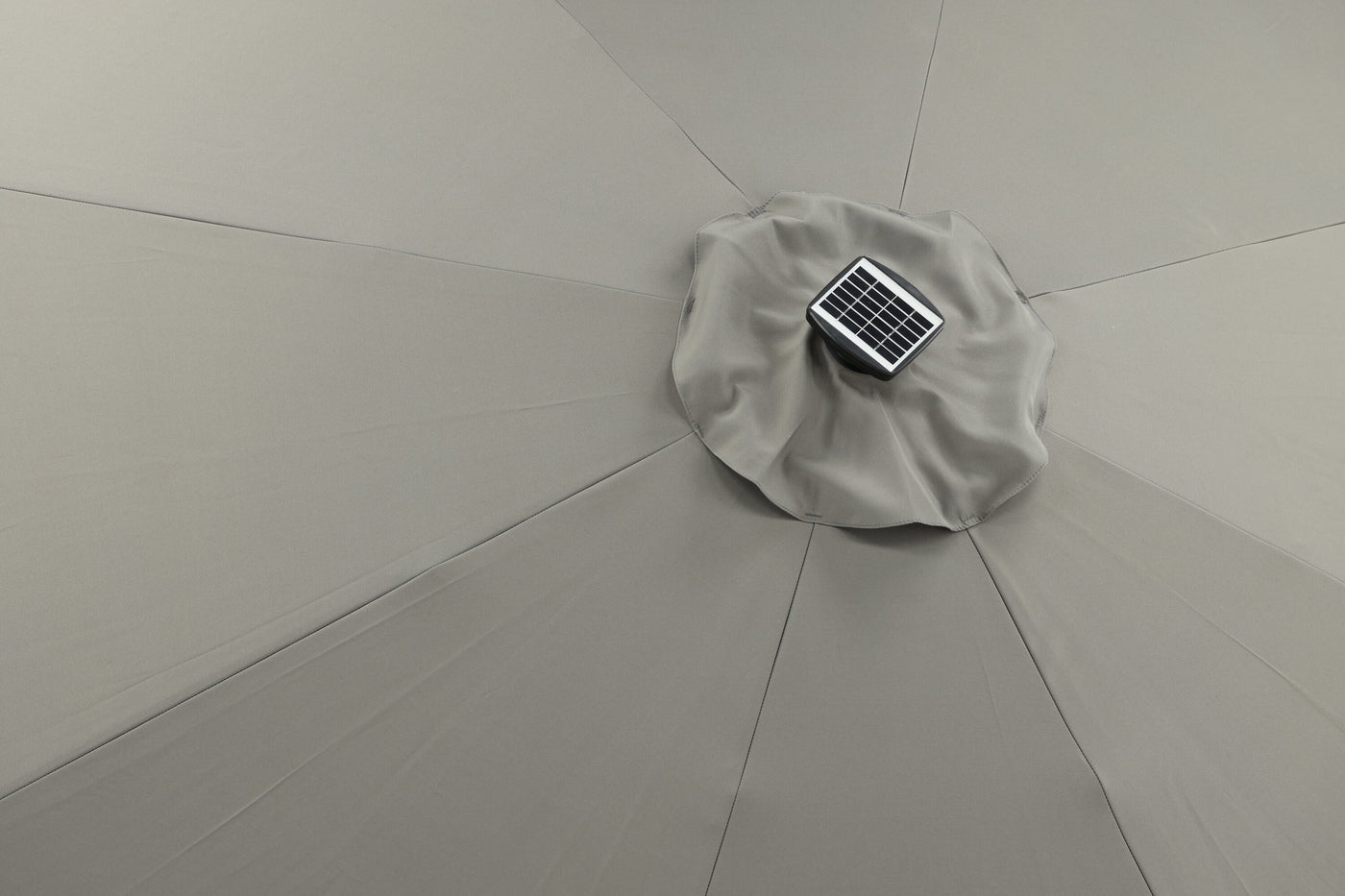 FjÃ´rd - Parasol Grijs 270cm - Led - Sabal