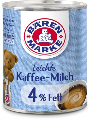 Bärenmarke Leichte Kaffee-Milch 4% Fett