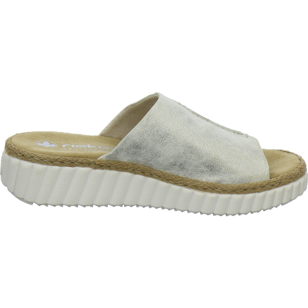 Rieker Pantoletten Damen Gold