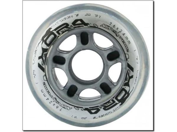 Nils Extreme PU Wheels 76x24 82A sort (16-30-004)