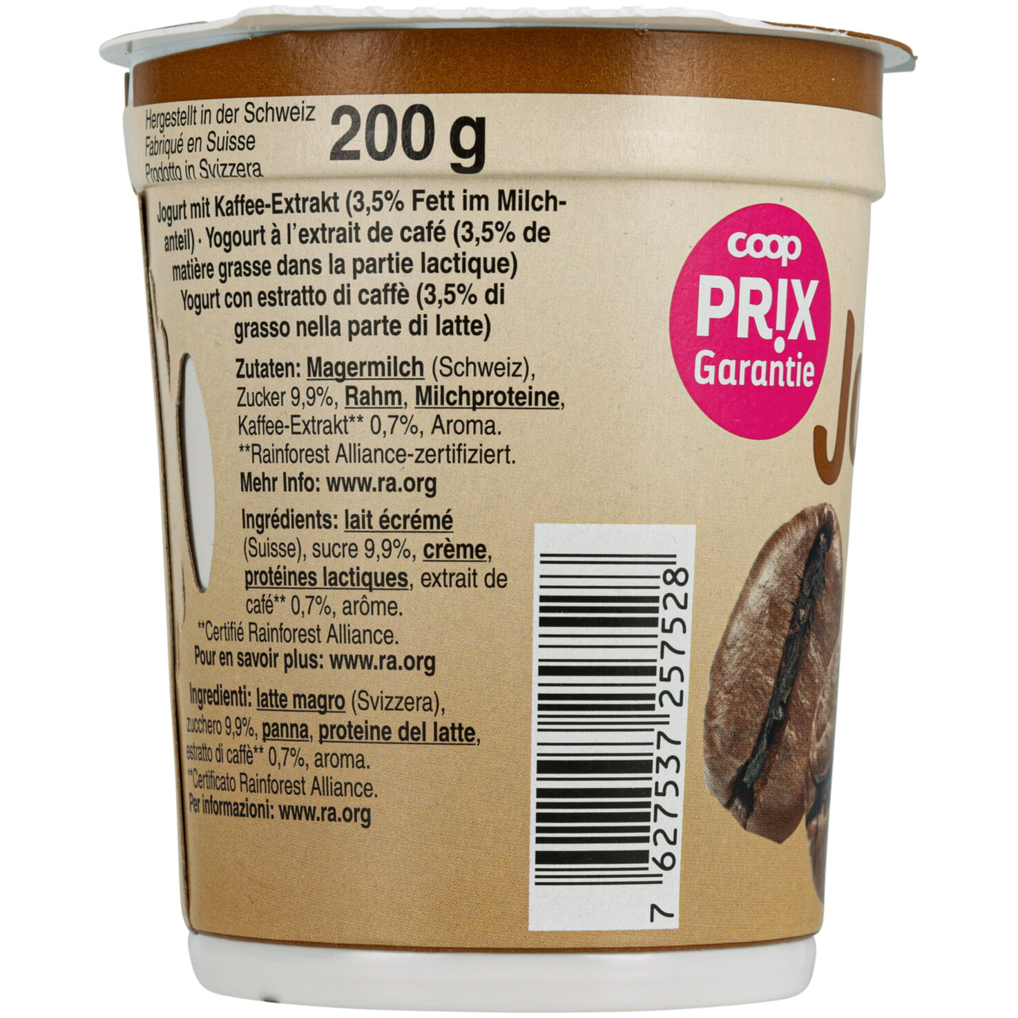 Prix Garantie Joghurt Mokka 2x200g