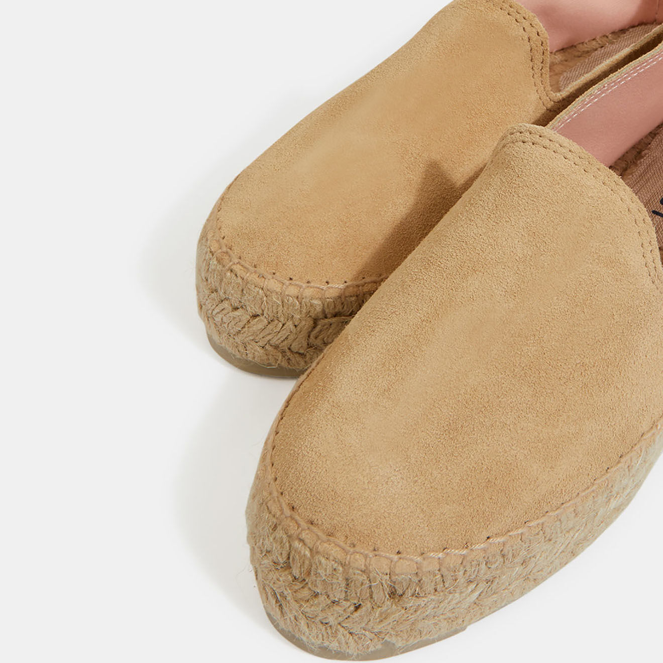 Manebi Espadrilles Double Sole beiges