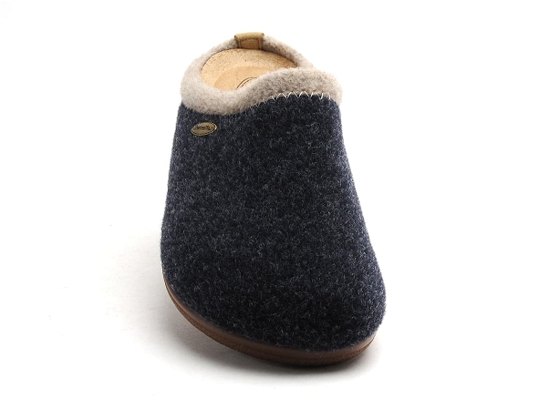 Semelflex chaussons homme pantoufle homme ourale bleu