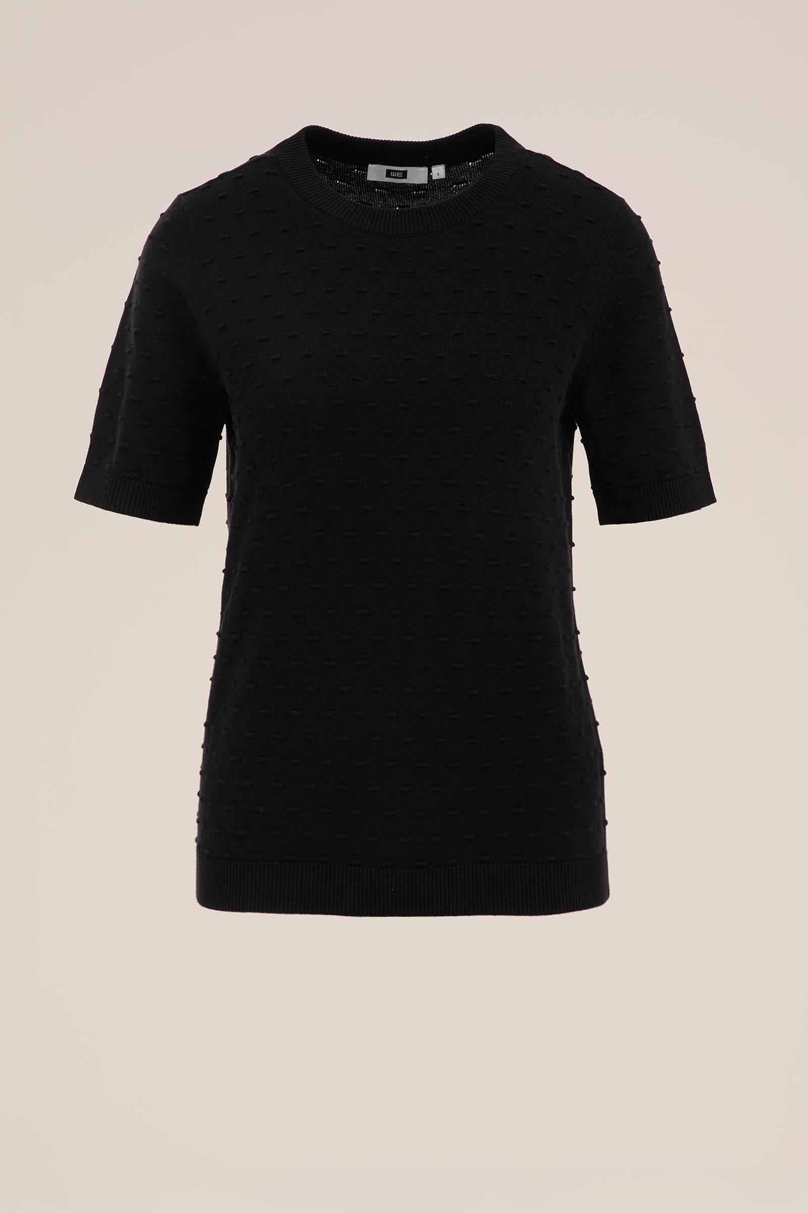 trui met structuur WE Fashion Zwart