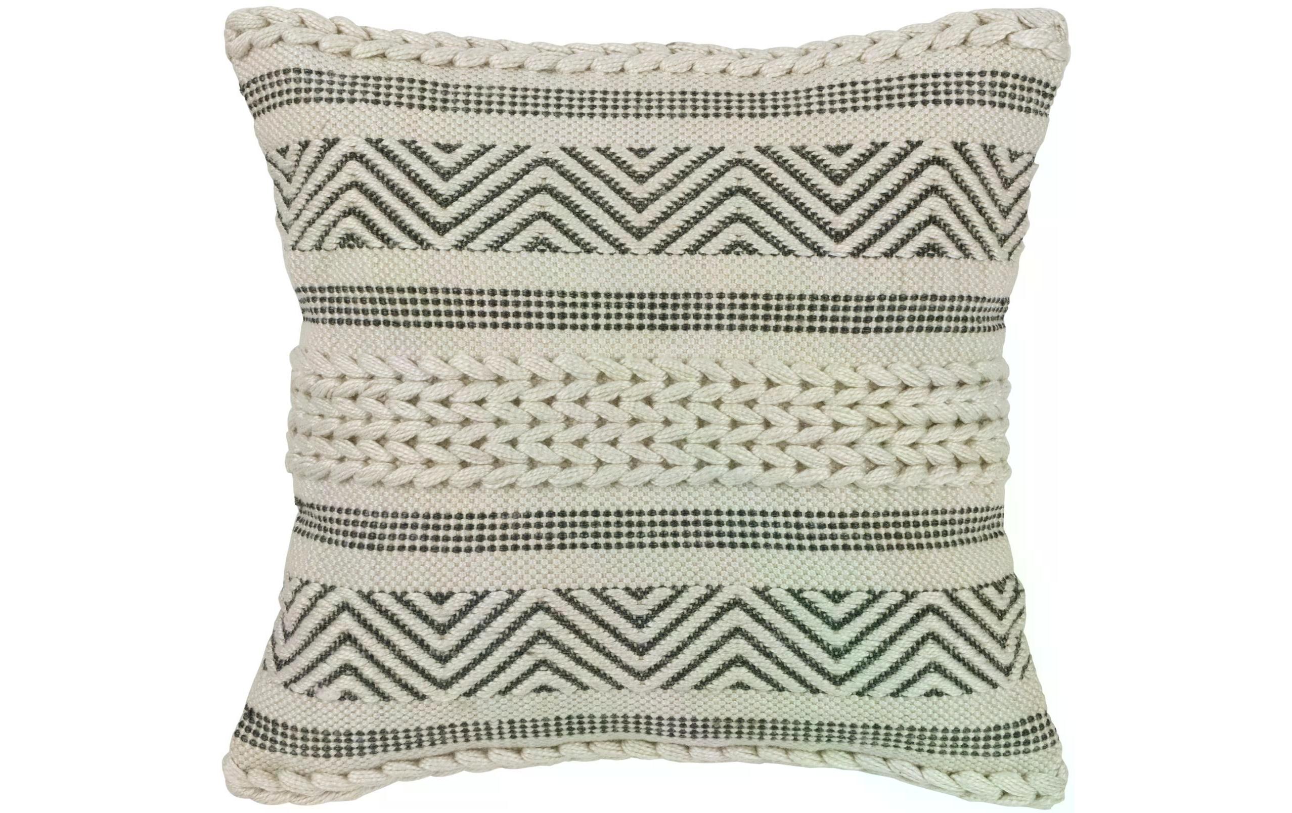 Kissen Melut 45 x 45 cm, Beige/SchwarzSofakissen