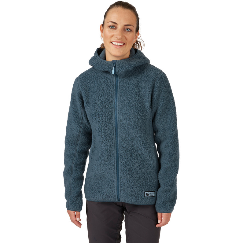 Rab Damen Shearling Hoodie Jacke