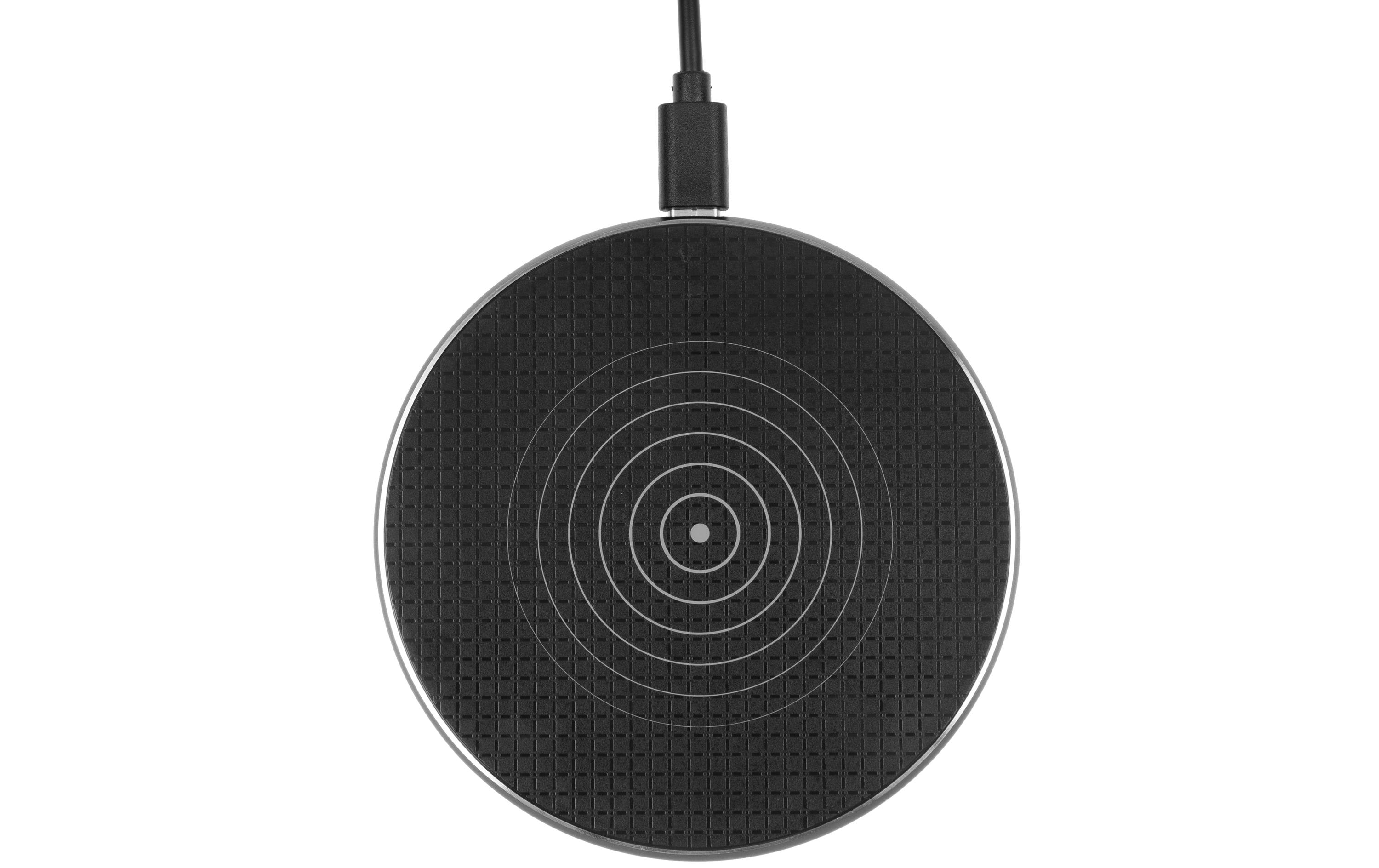 Wireless Charger 15 W SchwarzLadepad für schnelles kabelloses Laden