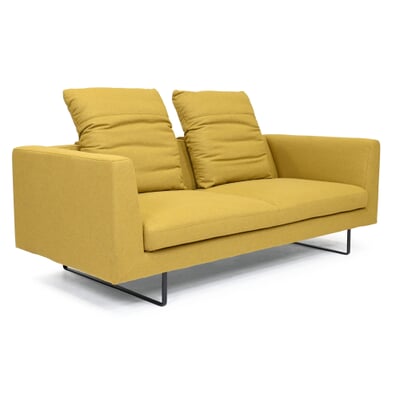 Rückenkissen zu Sofa August, Gelb