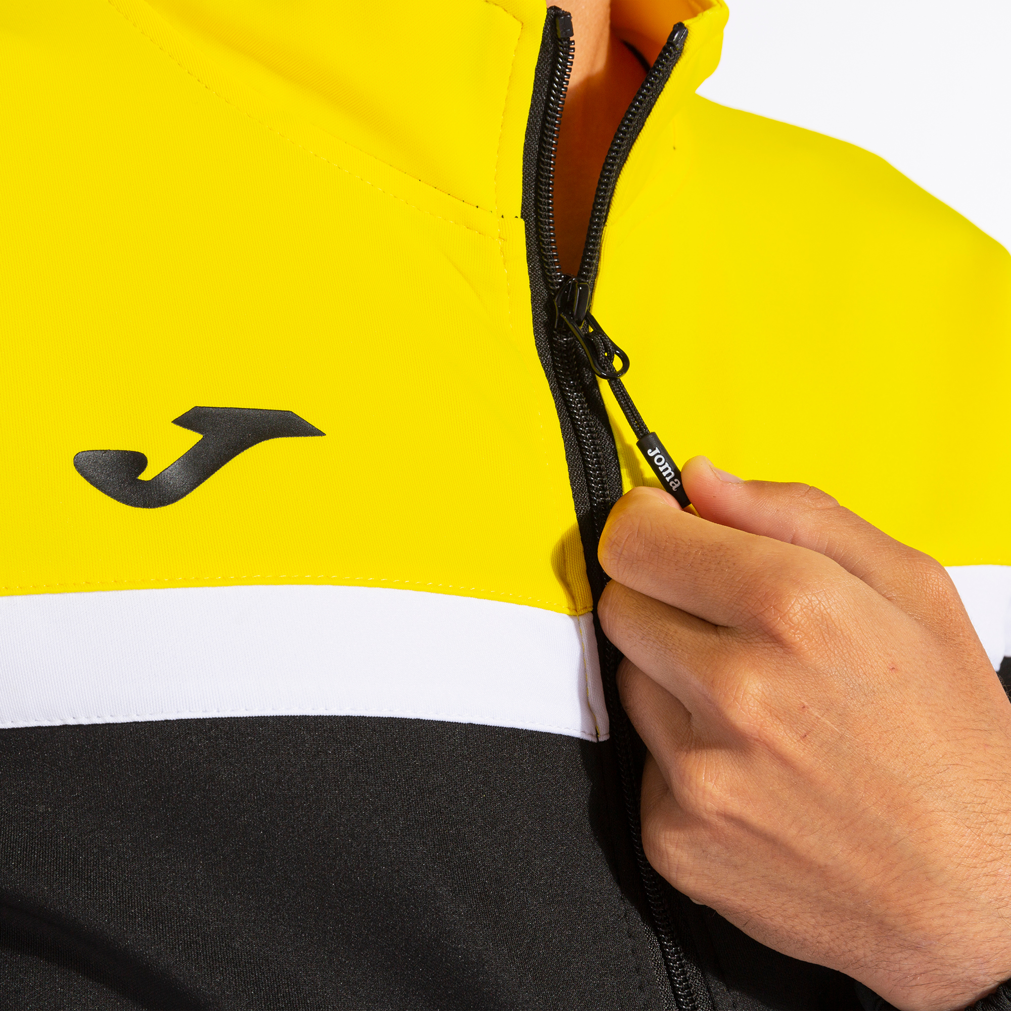 Conjunto de treino Joma Danube preto e amarelo