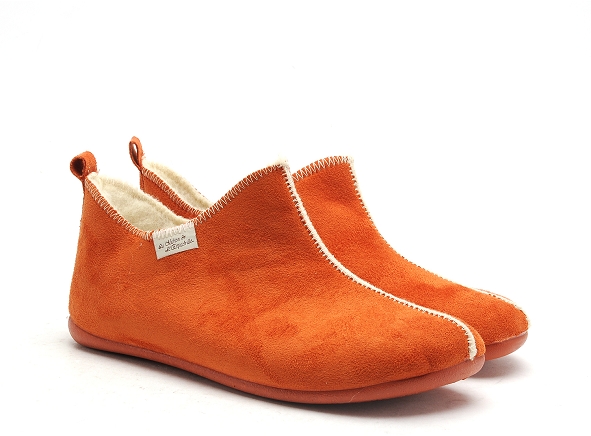 La maison de l espadrille chaussons femme 6030 6 fem orange
