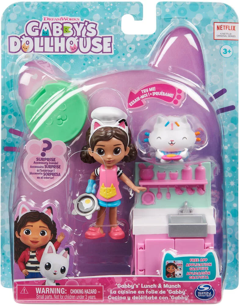 GABBY ET LA MAISON MAGIQUE - PACK 2 FIGURINES ET ACCESSOIRES PATISSERIES