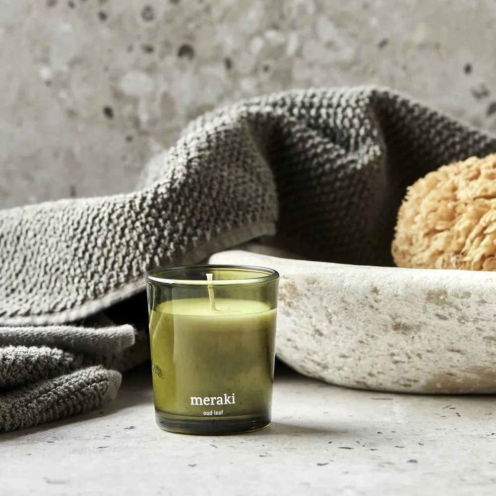Meraki Duftlys Oud Leaf - 60 g.