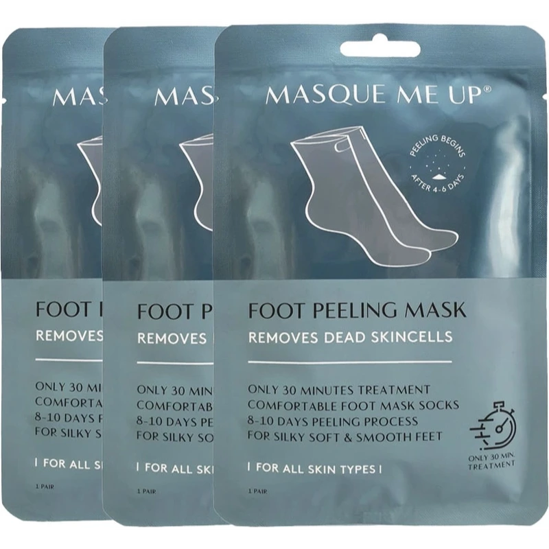 Masque Me Up Foot Peeling Mask 3 Piece Set