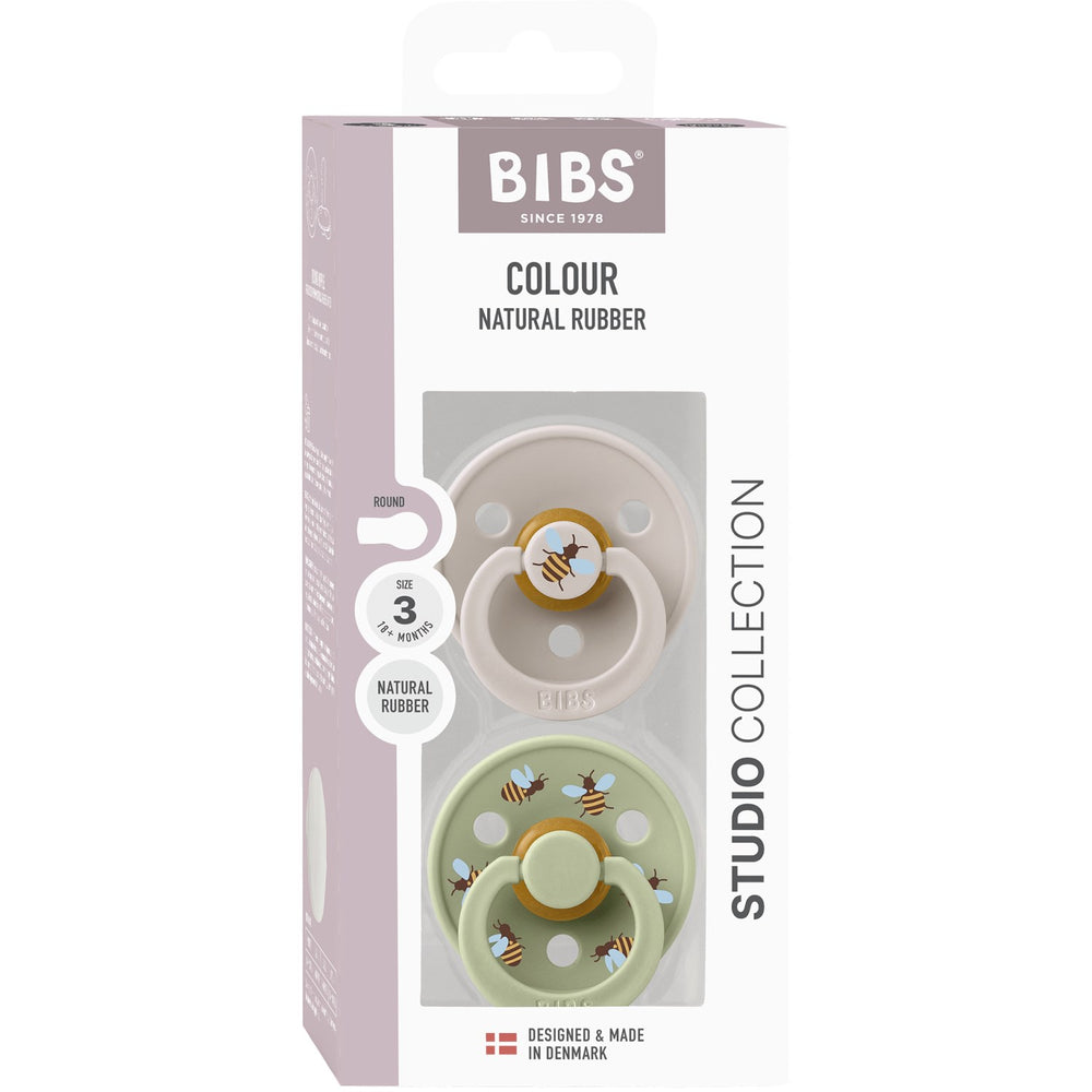 Køb Bibs Mushroom Mix Sut Studio Colour Bumblebee Latex 2-Pak