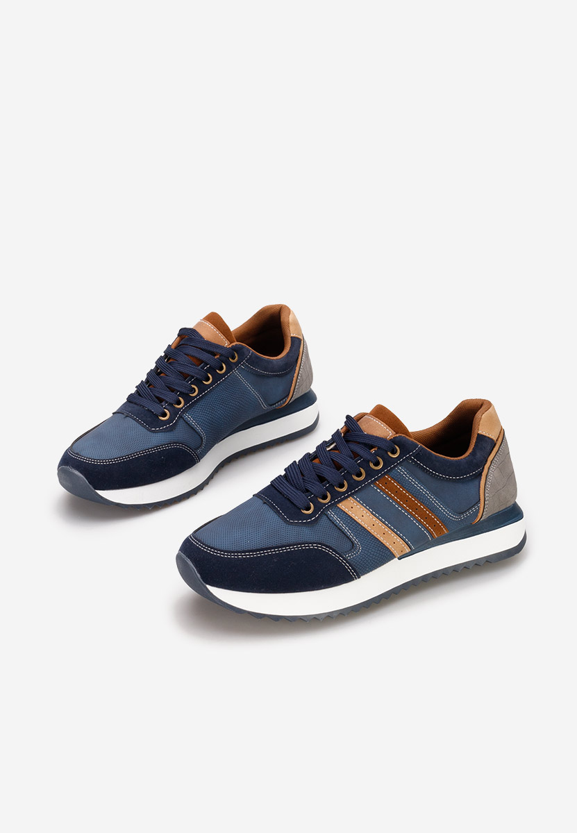 Baskets pour hommes marine Olsen