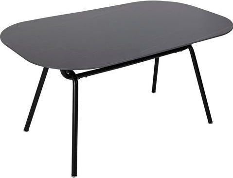 Eettafel - Donkergrijs - Sintstone - Metalen Frame