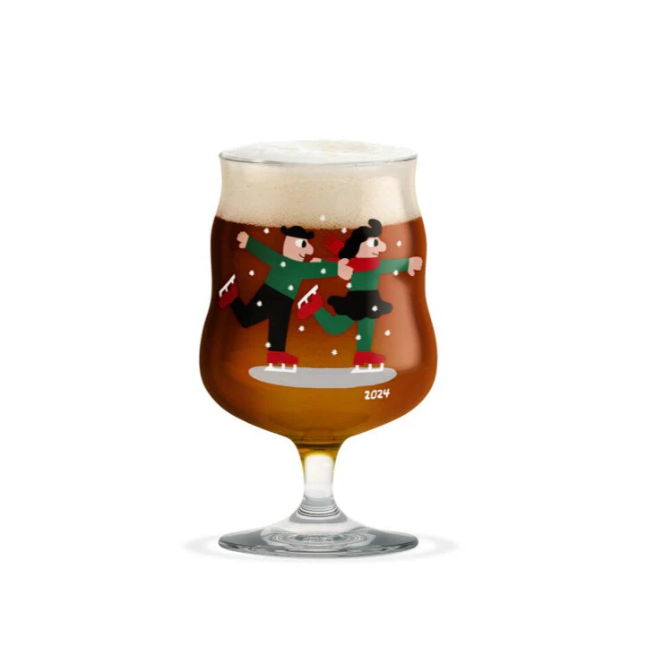 Holmegaard  x Mikkeller Universal Ølglas Christmas 2024 - 40 cl.