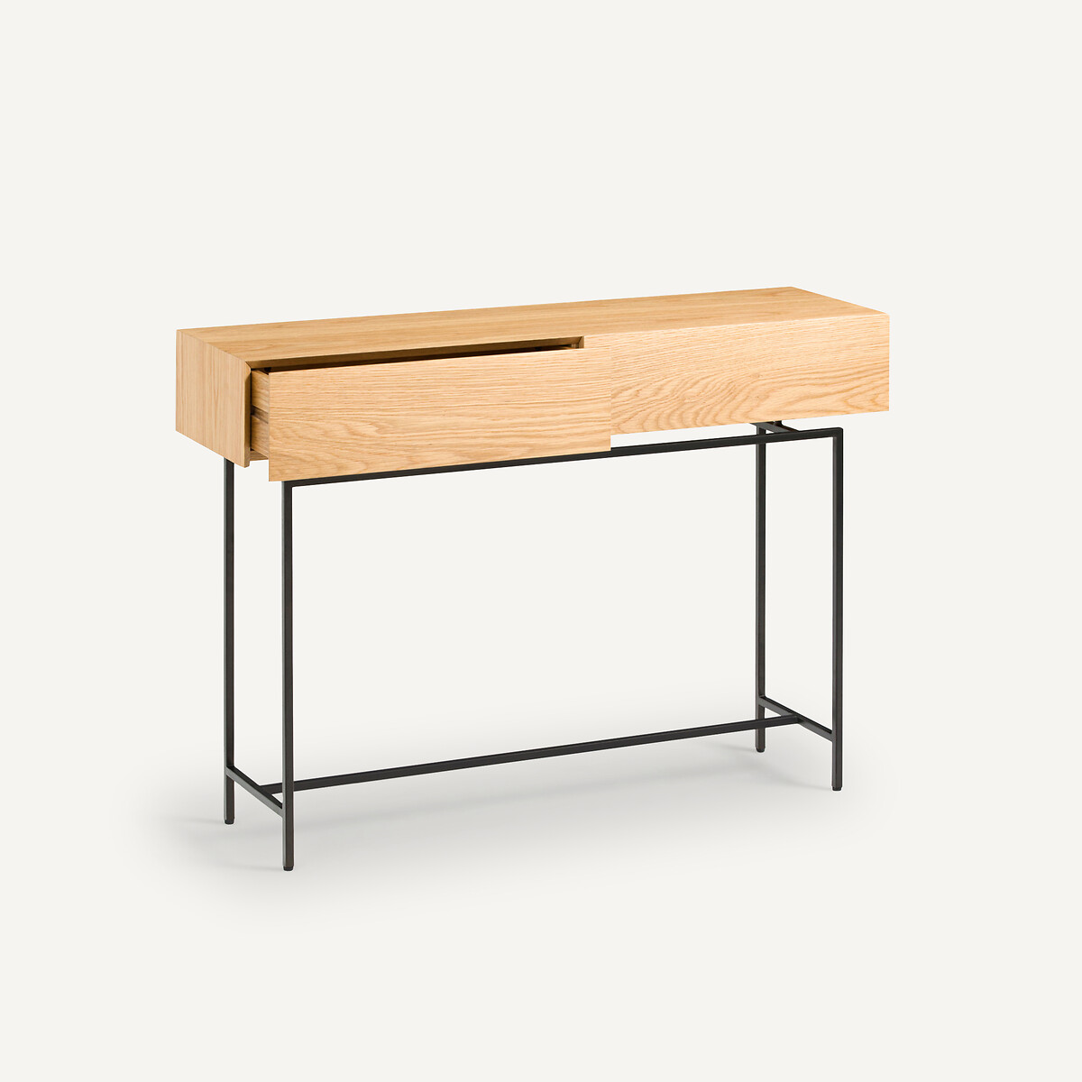 AM.PM<br>Mesa de parede em carvalho, 2 gavetas, Oreko