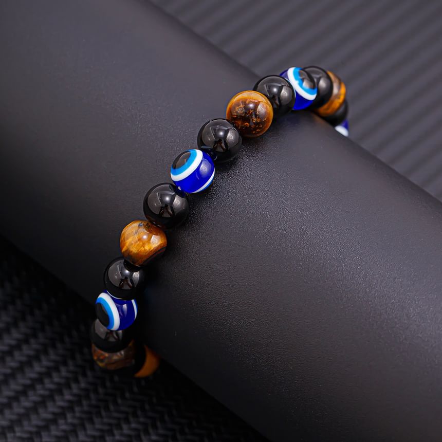 Gretlyn - Halloween boze oog nep edelsteen kralen armband