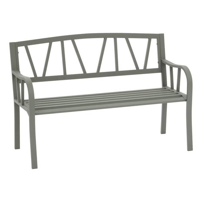 Banc de jardin ALVERNIA Vert Laurier