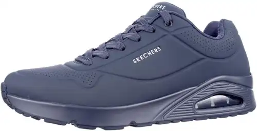 Skechers blauw 52458/DKNV. - maat 12 sneaker blauw - maat 12 Calandschoen