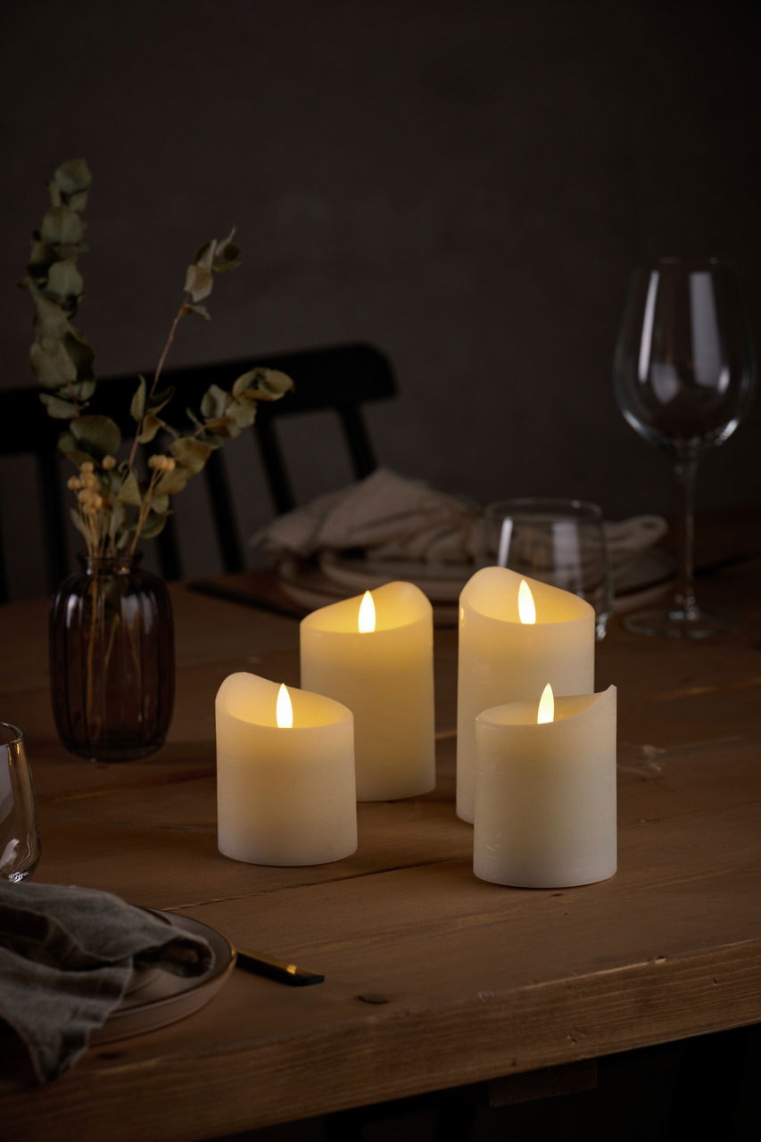 X-Mas Art Collection LED-Kerzen 4er Set