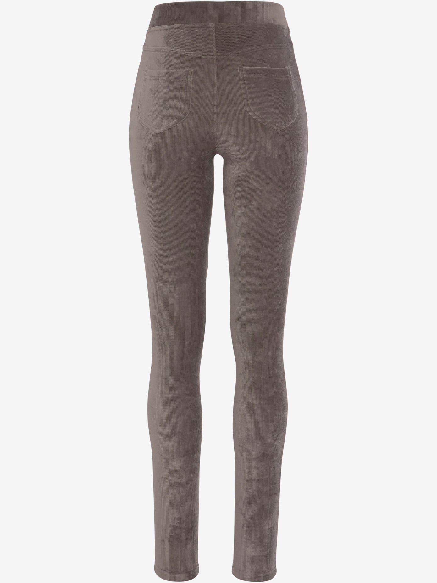 Legging basique en velours côtelé