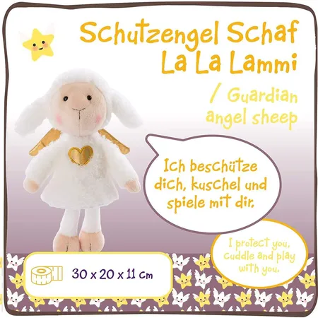 NICI Kuscheltier Schutzengel Schaf La La Lammie 30 cm