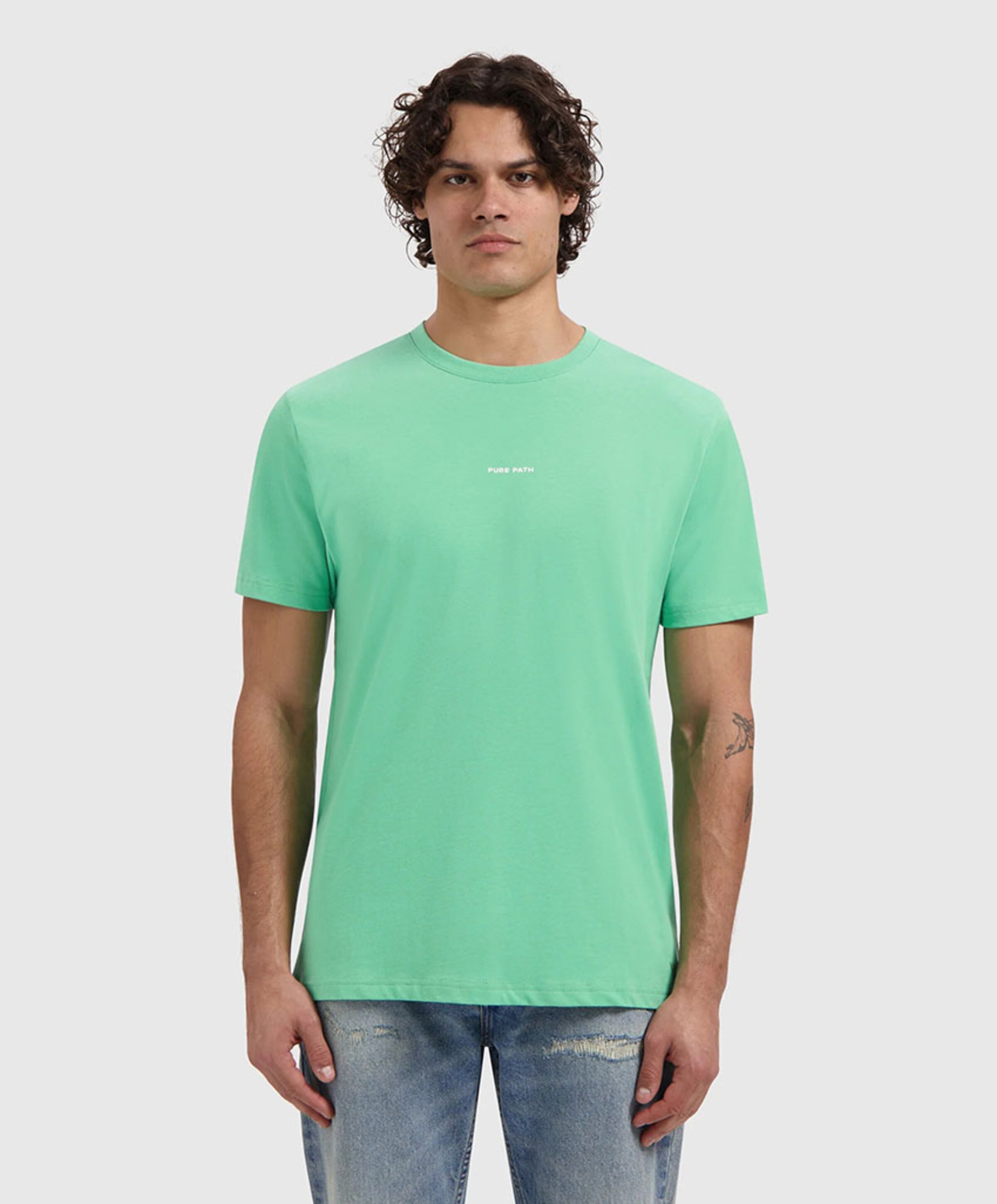 Pure Path Heren T-shirt groen