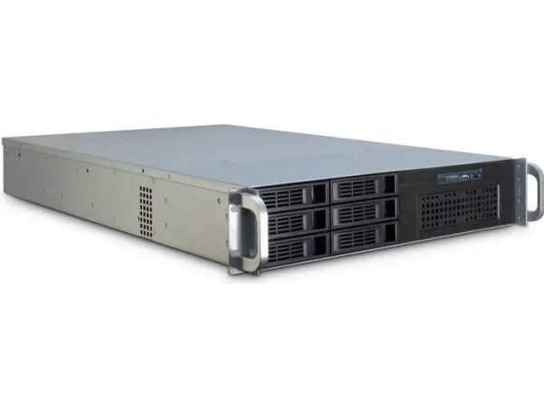 Inter-Tech IPC 2U-2406 - Rack-monterbar - 2U - SSI EEB - SATA - hot-swap - ingen strømforsyning - USB