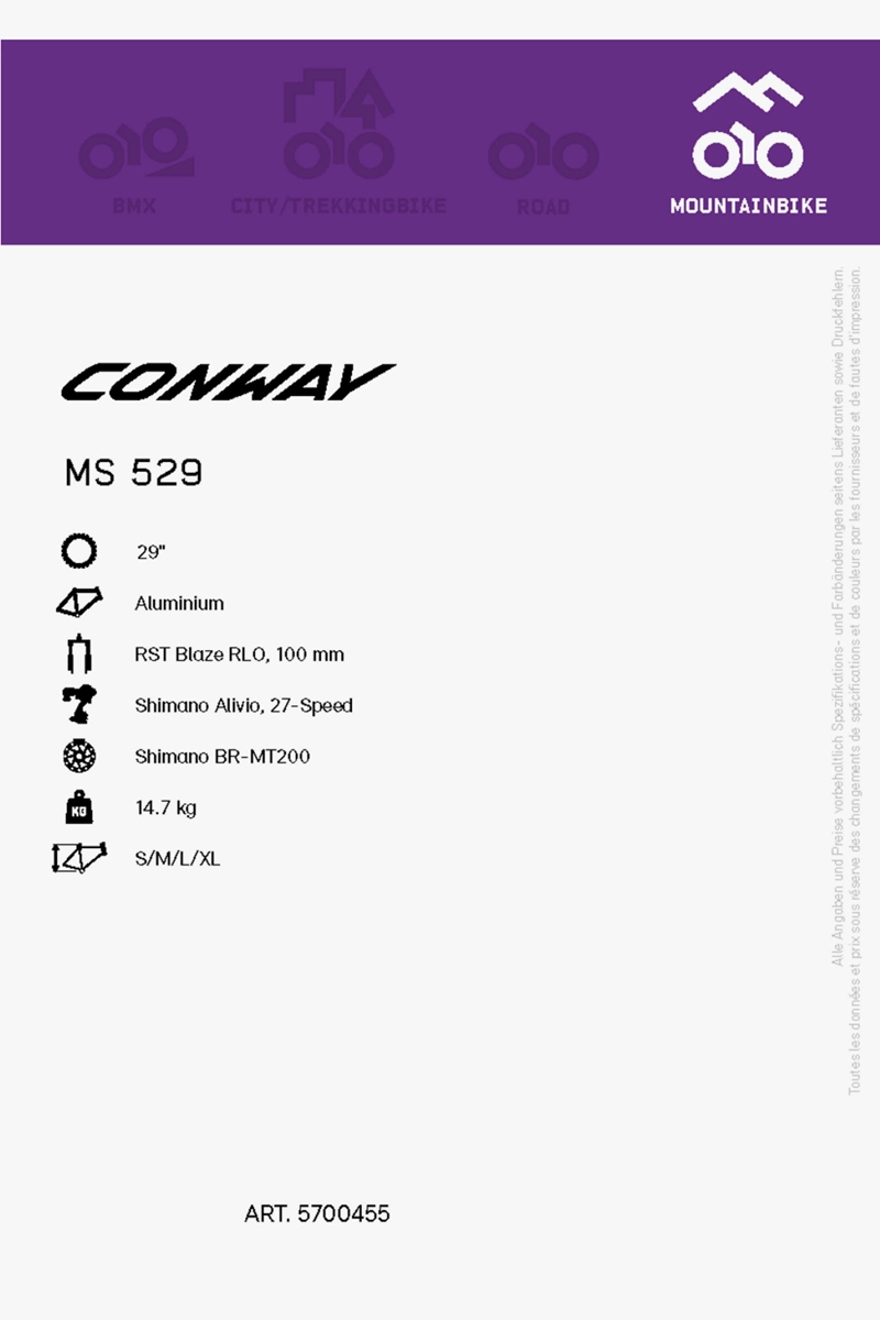 Conway MS 529 29 Herren Mountainbike 2021