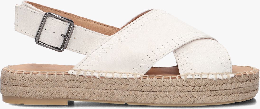 witte via vai platte sandalen mondi sun