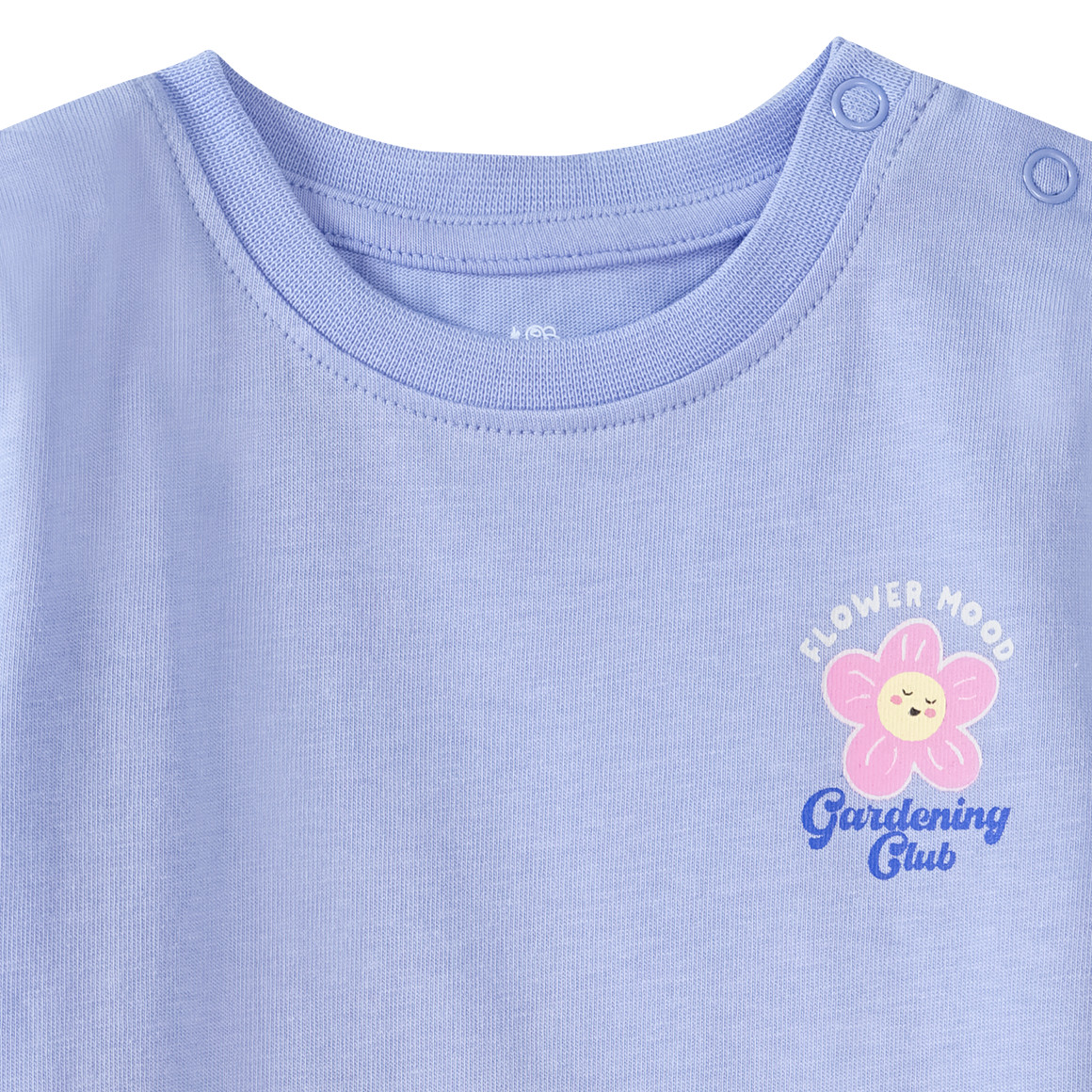 Topomini Baby T-Shirt mit Blumen-Print helllila
